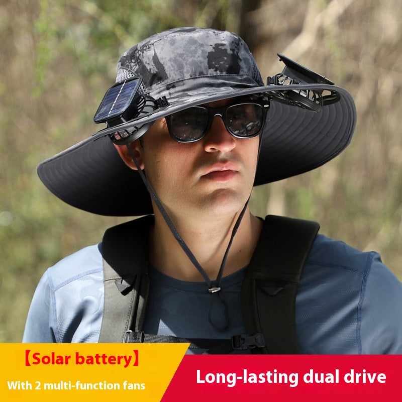 Solar Fan Hat