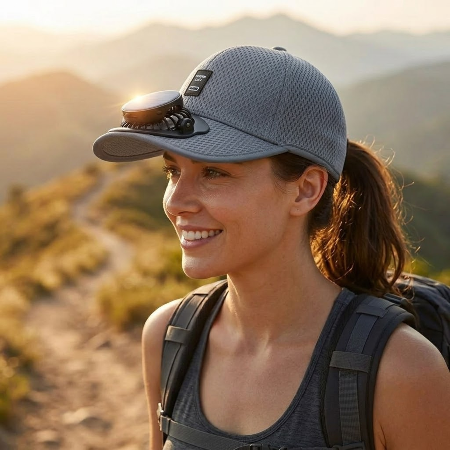 Solar Fan Cap