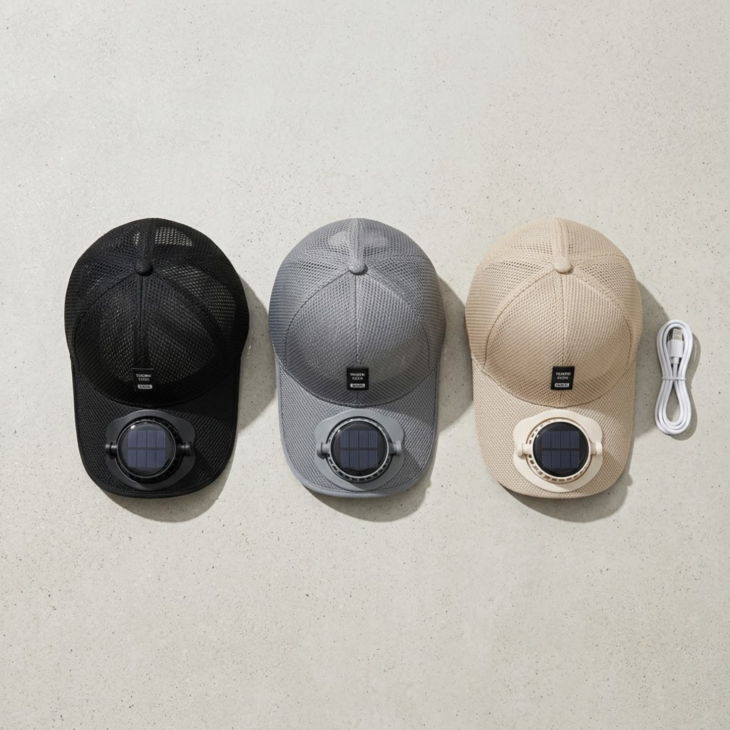 Solar Fan Cap