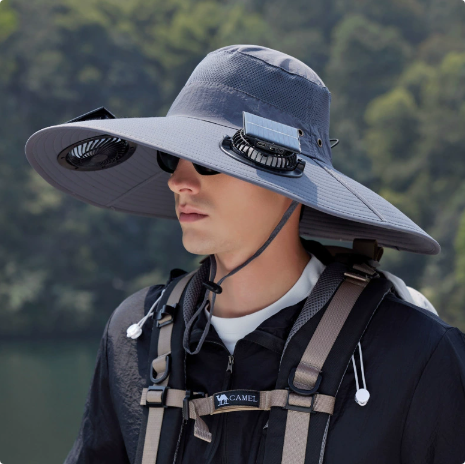 Solar Fan Hat